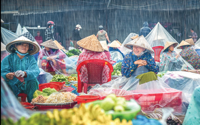 The Squatting Market - Vị Thành, Hậu Giang