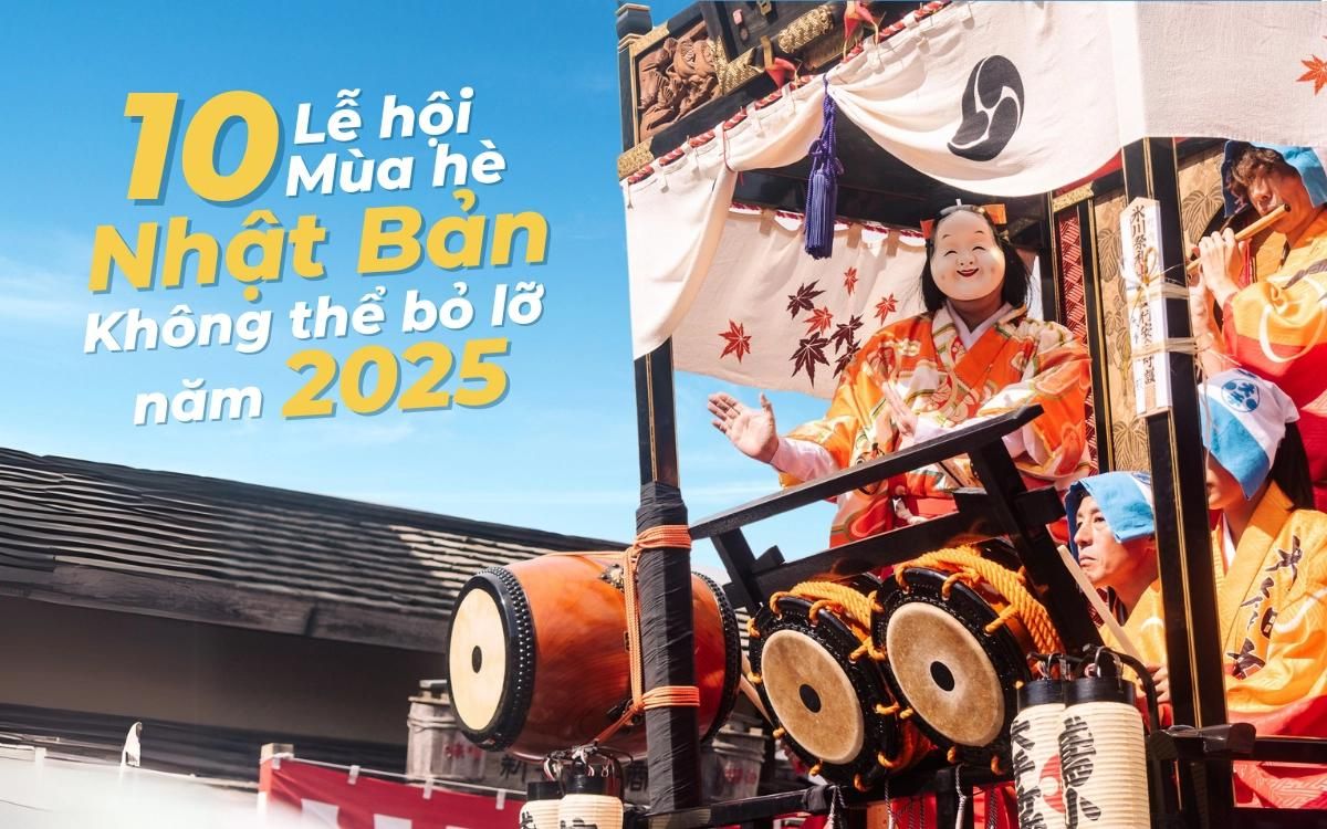 10 lễ hội mùa hè Nhật Bản không thể bỏ lỡ năm 2025